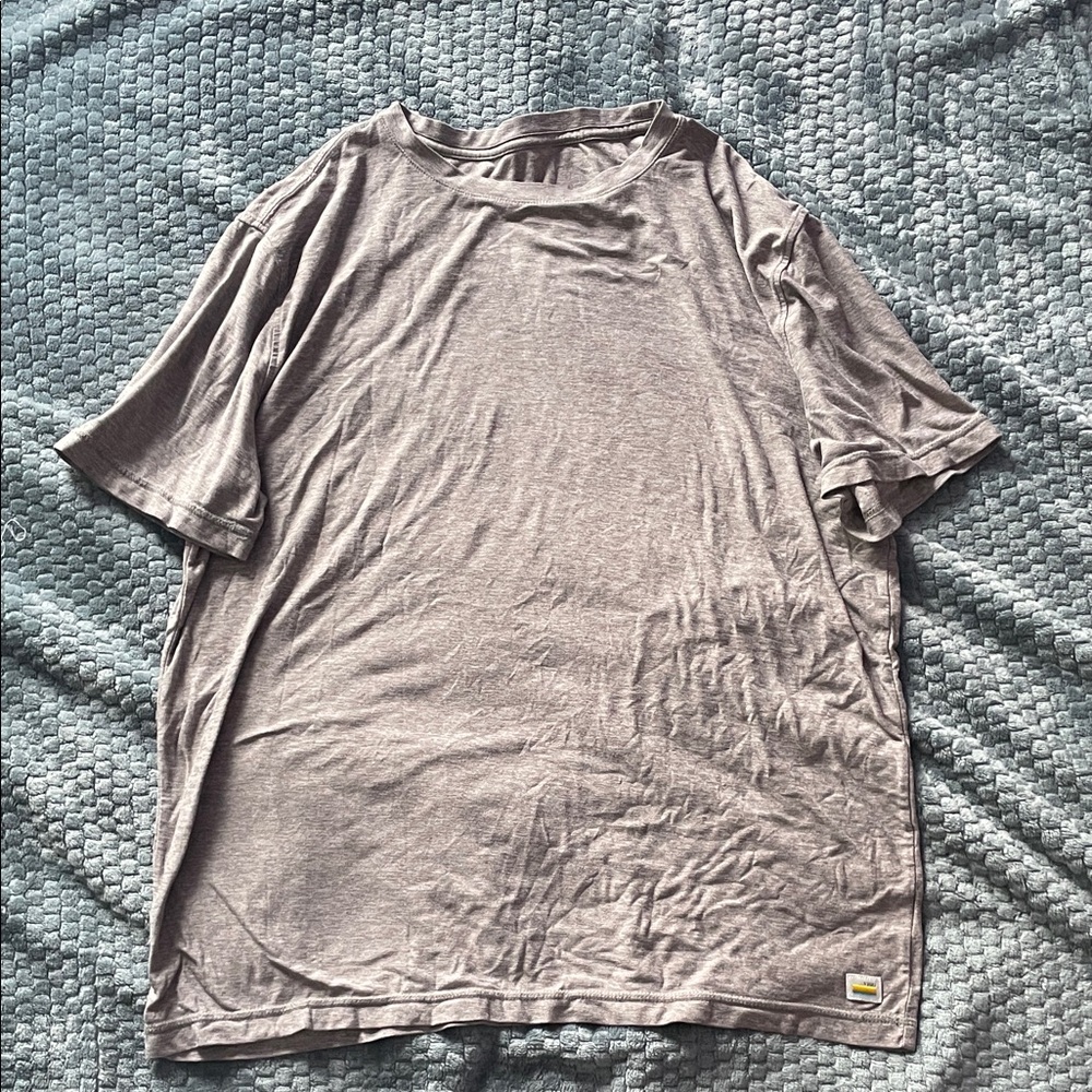 Vuori Men's Light Gray Short Sleeve Tee